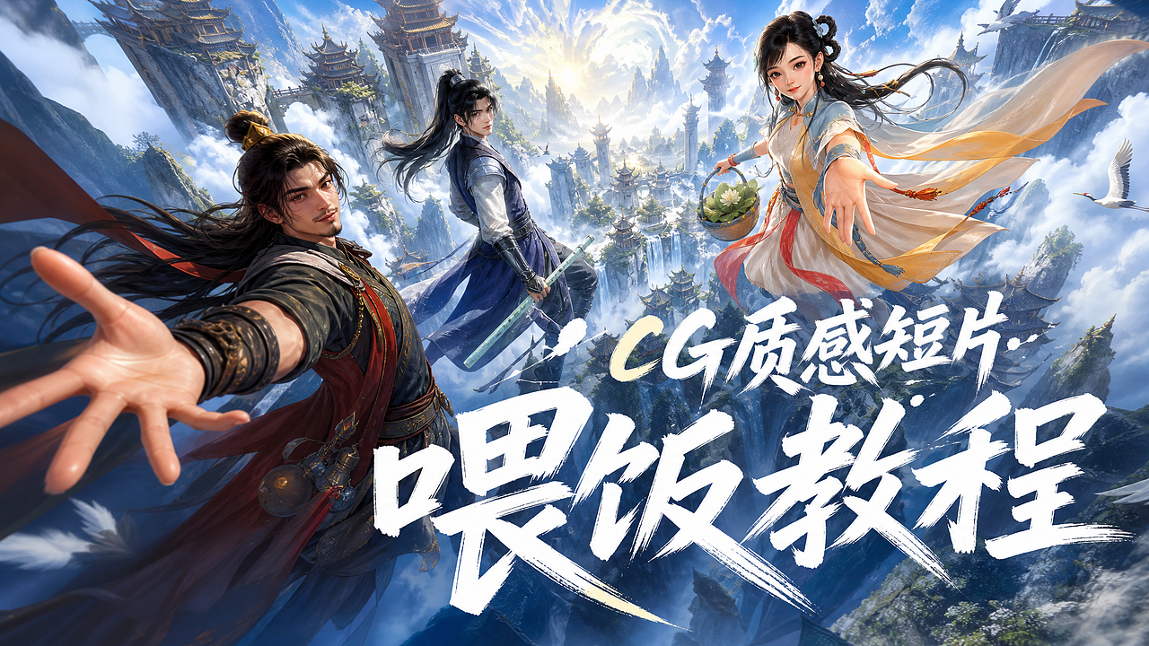 CG质感短片 喂饭教程（图ZNDEwNjkzMzAw） - AI作品 - 站酷设计师AIGC茄子原创素材 - 站酷ZCOOL