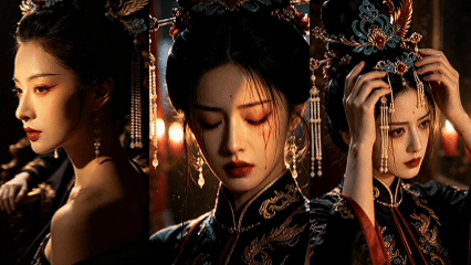 AIGC《燕袖·凌阙》MV 整体方案展示(图ZNDEwNzEzNDA0) - MV - 站酷设计师不吸蚊香原创素材 - 站酷ZCOOL