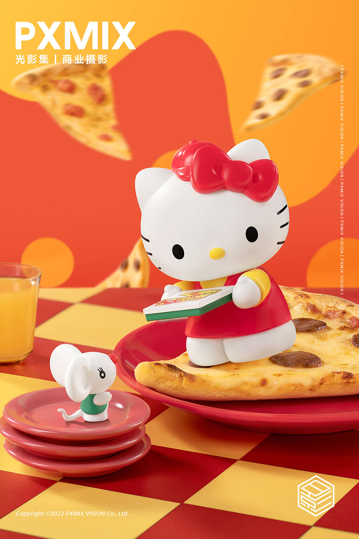 盲盒摄影丨HelloKitty披萨店日记×名创优品×光影集（图ZNDEwNzE2NzAw） - 产品摄影 - 站酷设计师光影集原创素材 - 站酷ZCOOL