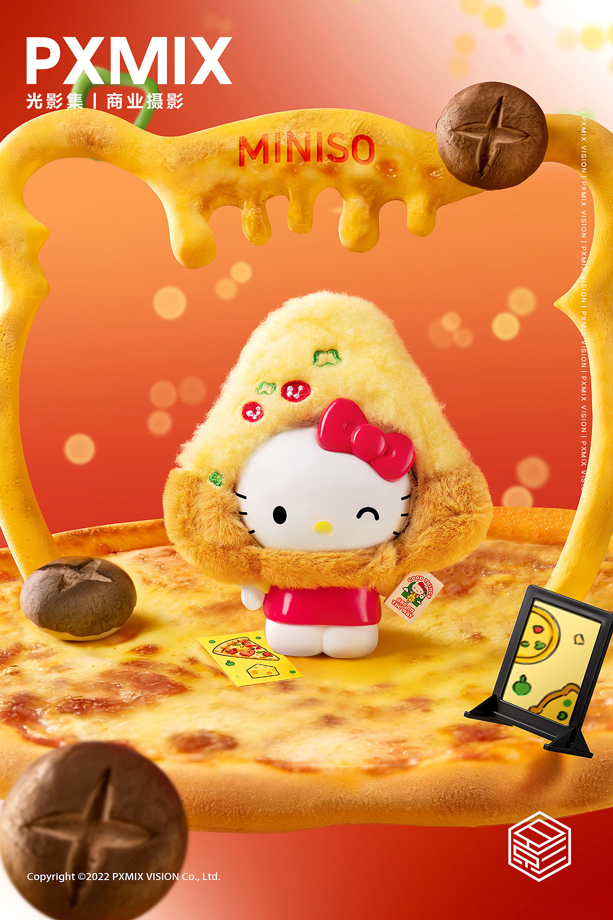 盲盒摄影丨HelloKitty披萨店日记×名创优品×光影集（图ZNDEwNzE2Njk2） - 产品摄影 - 站酷设计师光影集原创素材 - 站酷ZCOOL