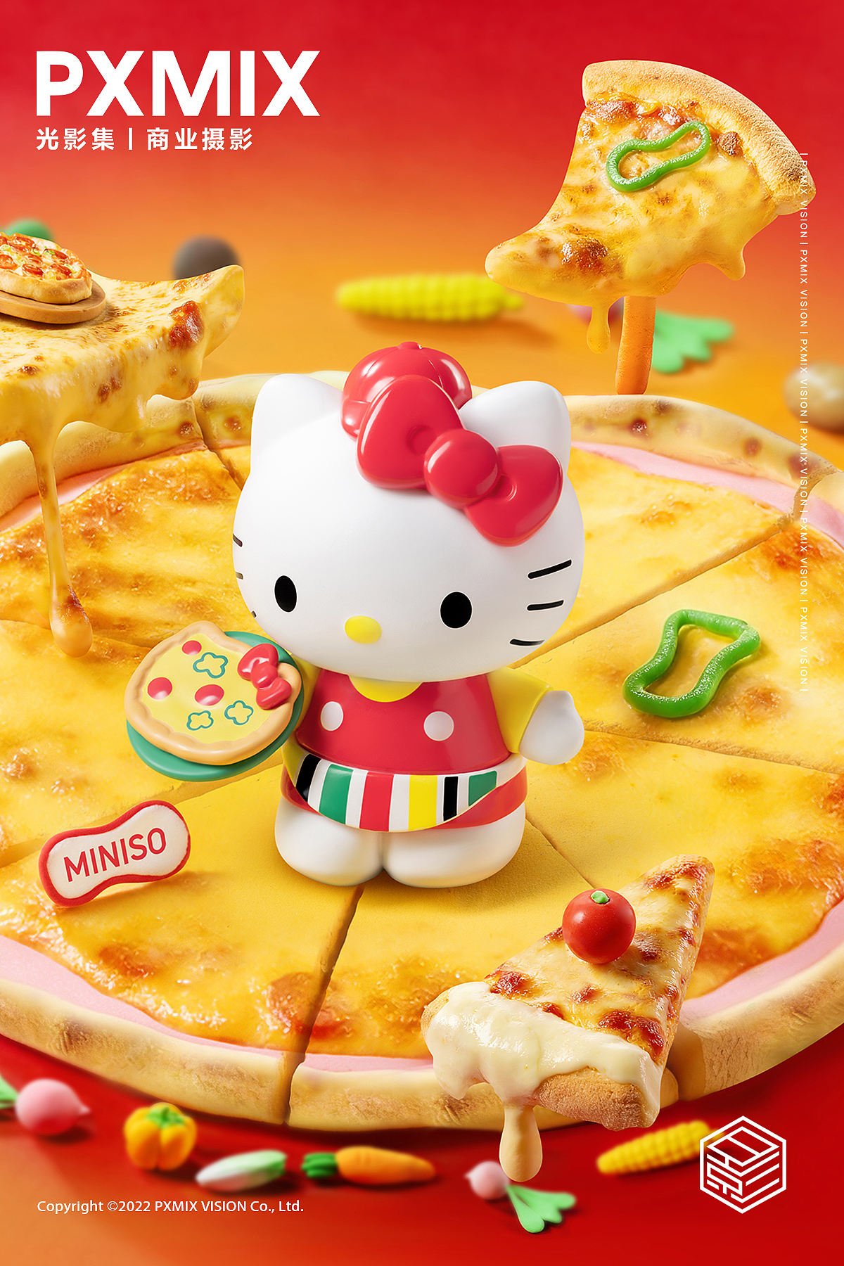 盲盒摄影丨HelloKitty披萨店日记×名创优品×光影集（图ZNDEwNzE2NzA4） - 产品摄影 - 站酷设计师光影集原创素材 - 站酷ZCOOL