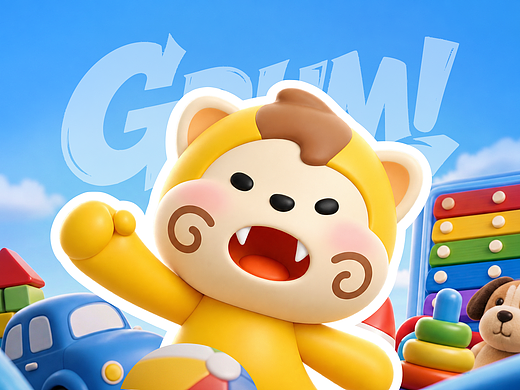 GRUMI｜原创IP设计｜来自远古世界的每日智慧