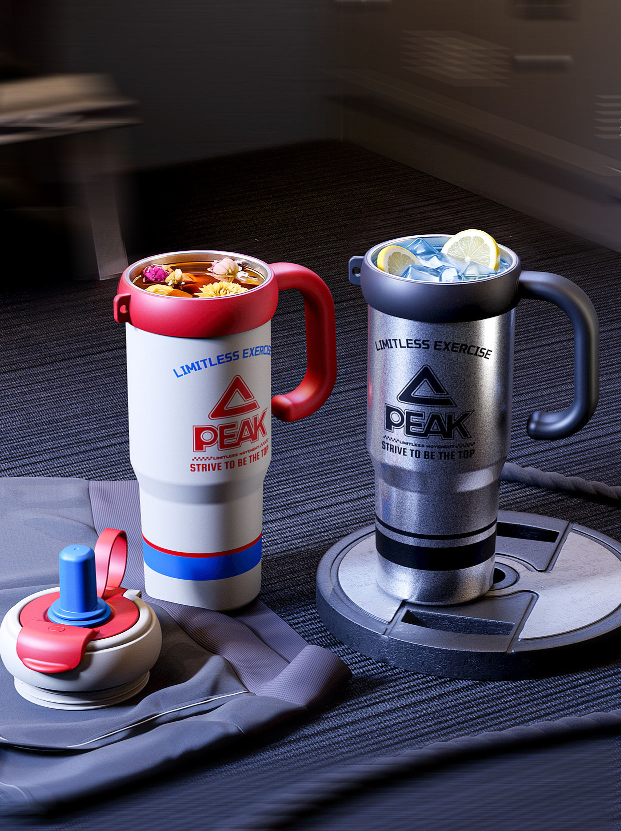 C4D 水杯产品渲染（图ZNDEwNzI0NTAw） - 产品 - 站酷设计师一根华子原创素材 - 站酷ZCOOL