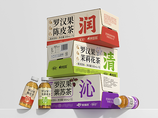 罗汉果系列饮料包装设计