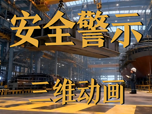 极幻数字 | 安全警示三维动画-安全警示-三维动画