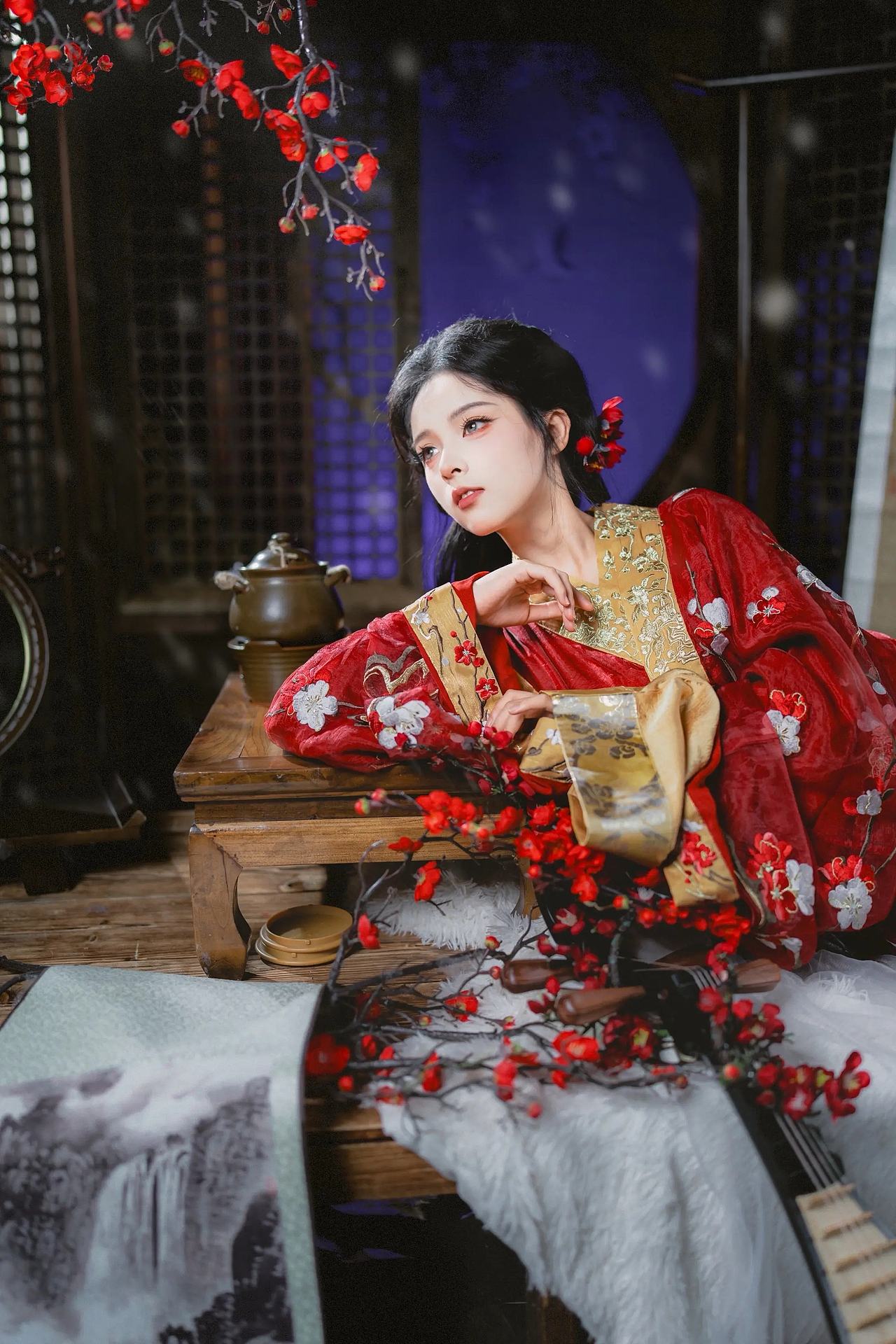 落梅雪乱 人像摄影（图ZNDEwNzM1OTUy） - 人像摄影 - 站酷设计师不会拍照的设计狮原创素材 - 站酷ZCOOL