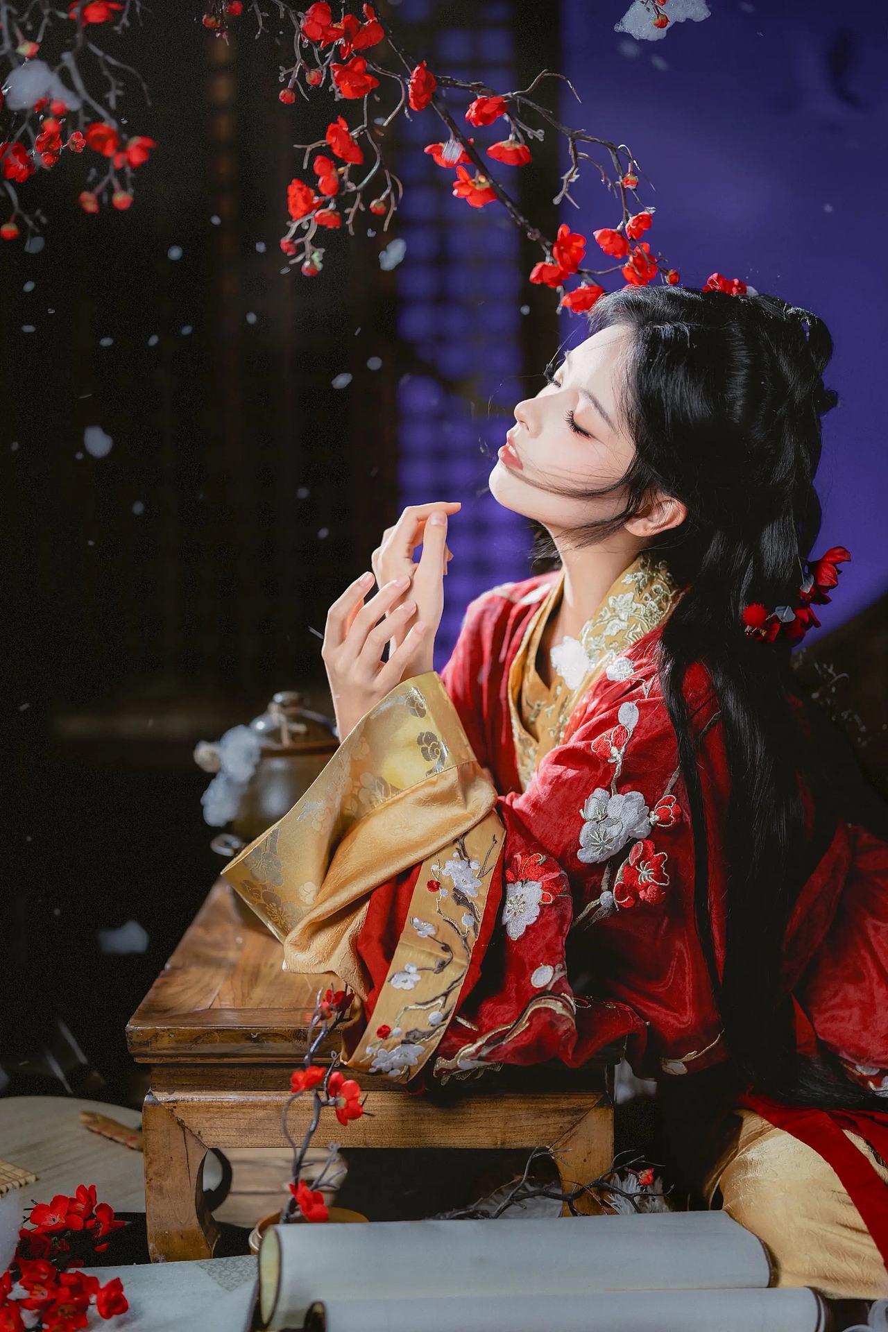 落梅雪乱 人像摄影（图ZNDEwNzM1OTcy） - 人像摄影 - 站酷设计师不会拍照的设计狮原创素材 - 站酷ZCOOL