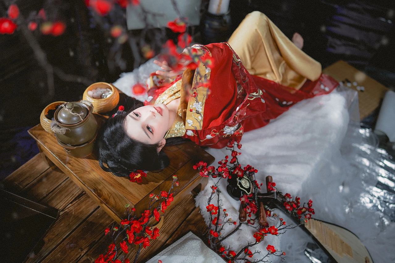 落梅雪乱 人像摄影（图ZNDEwNzM1OTU2） - 人像摄影 - 站酷设计师不会拍照的设计狮原创素材 - 站酷ZCOOL