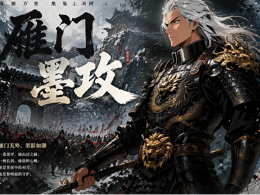 AIGCS视觉2D漫剧《雁门•墨攻》—全案展示