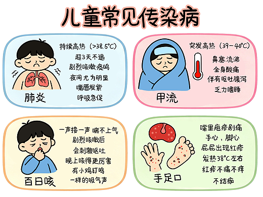 儿童常见传染病海报
