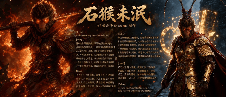 齐天大圣孙悟空AICG影视《石猴未泯》音乐MV创作(图ZNDEwNzQxMTM2) - AI作品 - 站酷设计师鸣天开始原创素材 - 站酷ZCOOL