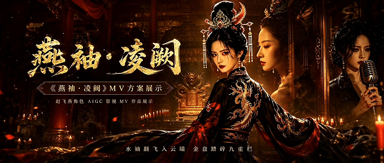 AIGC《燕袖·凌阙》MV 整体方案展示(图ZNDEwNzQ1Nzg4) - MV - 站酷设计师不吸蚊香原创素材 - 站酷ZCOOL