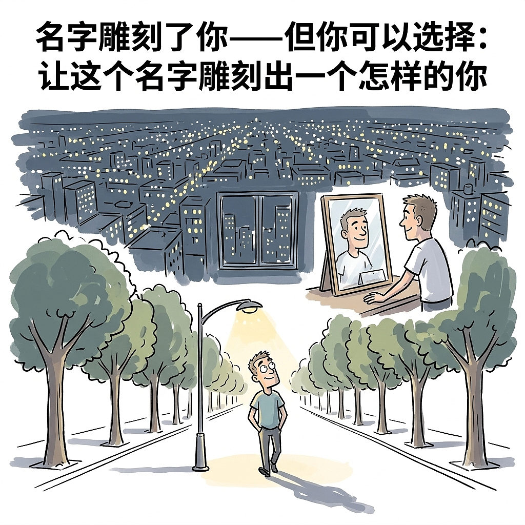 为什么人如其名不是玄学?一项让全网开始照镜子的研究(图ZNDEwNzQ3NzUy) - 中/长篇漫画 - 站酷设计师huashuoshi原创素材 - 站酷ZCOOL