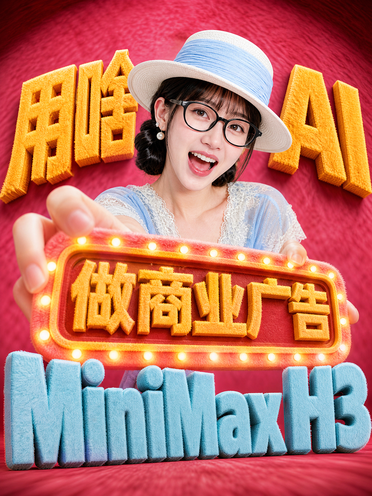 商用广告AI🥳终于等来开源的MiniMax H3(广告人必看)（图ZNDEwNzU3NjAw） - AI作品 - 站酷设计师黑脸木木AIGC原创素材 - 站酷ZCOOL