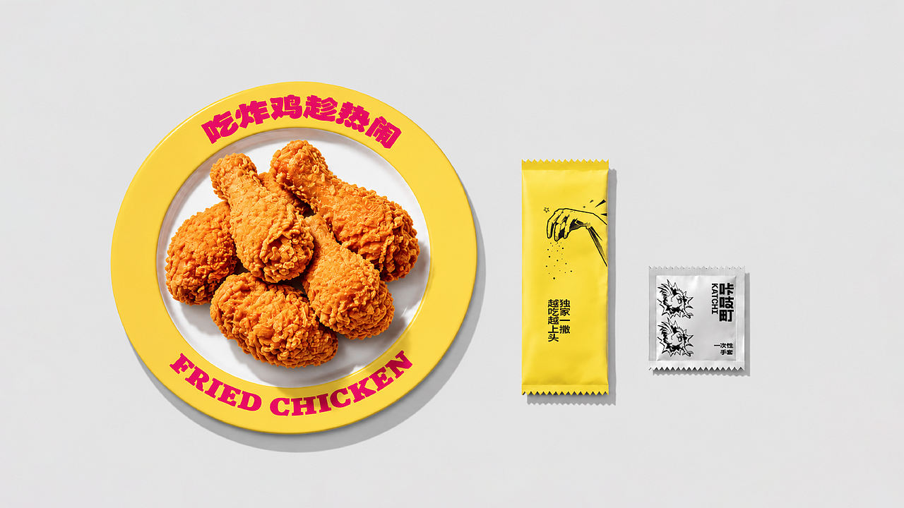 咔吱町丨炸鸡品牌全案丨全案设计（图ZNDEwNzYzNjQw） - 品牌 - 站酷设计师无晚安原创素材 - 站酷ZCOOL