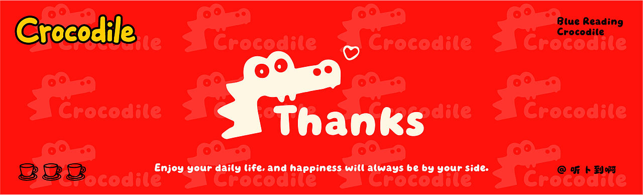 IP形象VI「小蓝鳄｜Crocodile」小红书复古卡通风格（图ZNDEwNzY3ODg0） - 品牌 - 站酷设计师听卜到啊原创素材 - 站酷ZCOOL