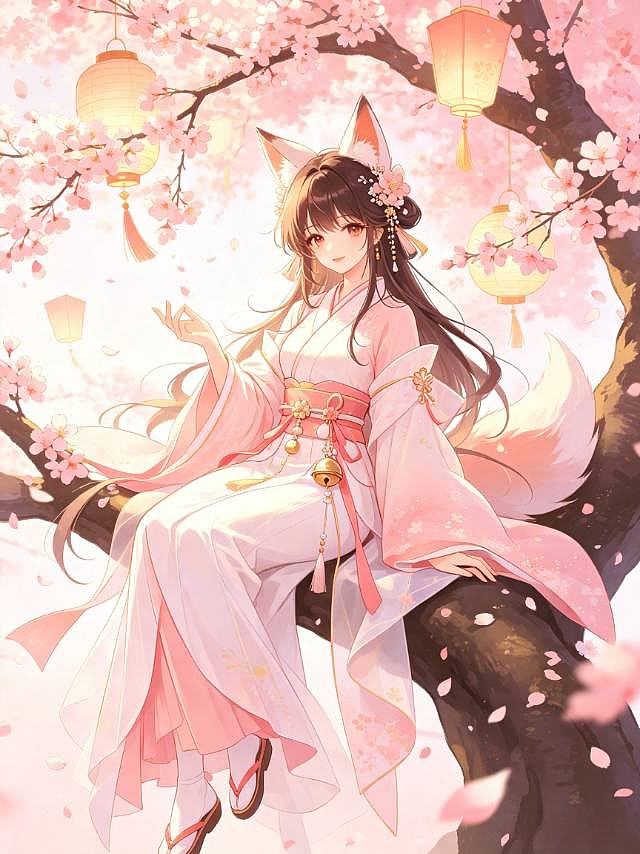 樱落灯影·狐仙OC（图ZNDEwNzg1MTQ4） - 其他动漫 - 站酷设计师米津玄宇原创素材 - 站酷ZCOOL