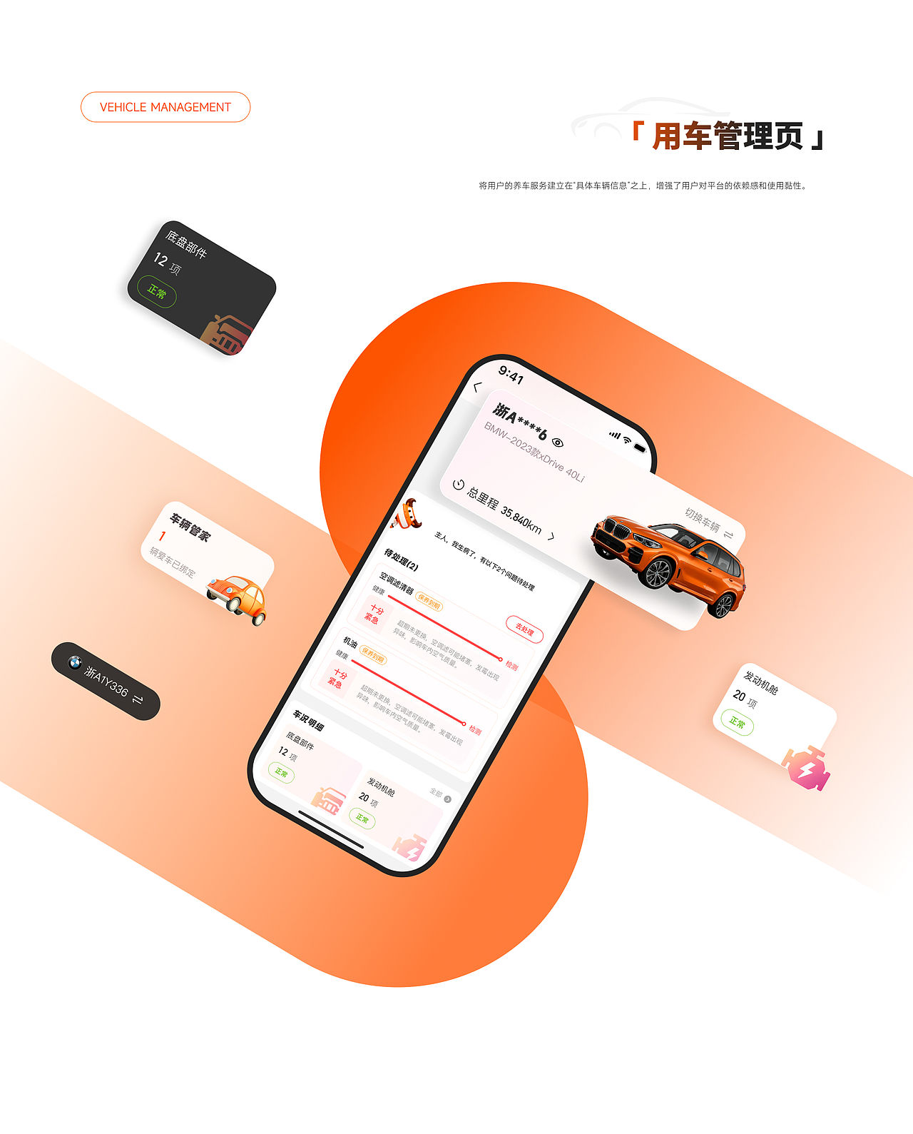 橙牛汽车管家APP（图ZNDEwNzg3OTQw） - APP界面 - 站酷设计师不做梵高123123原创素材 - 站酷ZCOOL