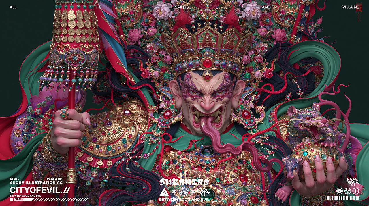 《Chinese deities》系列（图ZNDEwNzkwMjUy） - AI作品 - 站酷设计师LAU丶一乂刂原创素材 - 站酷ZCOOL