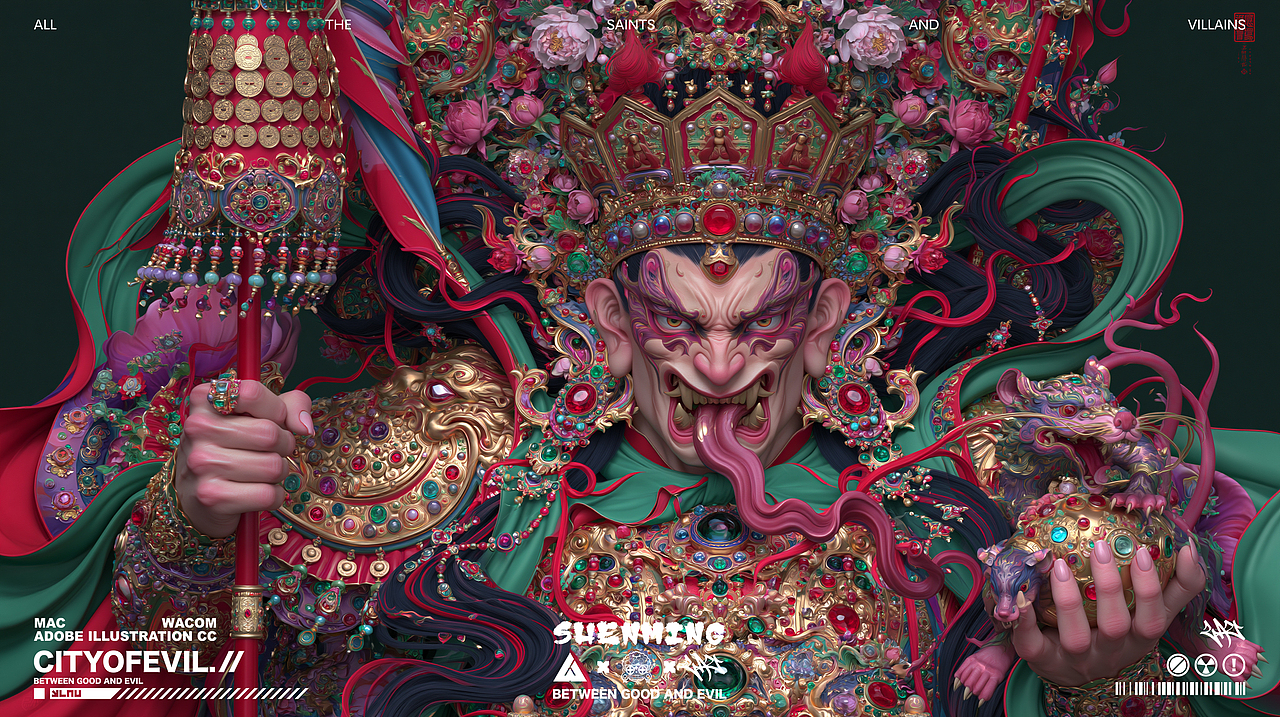 《Chinese deities》系列（图ZNDEwNzkwMjUy） - AI作品 - 站酷设计师LAU丶一乂刂原创素材 - 站酷ZCOOL
