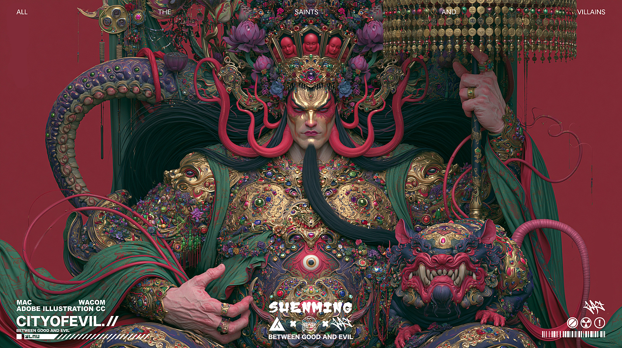 《Chinese deities》系列（图ZNDEwNzkwMjYw） - AI作品 - 站酷设计师LAU丶一乂刂原创素材 - 站酷ZCOOL