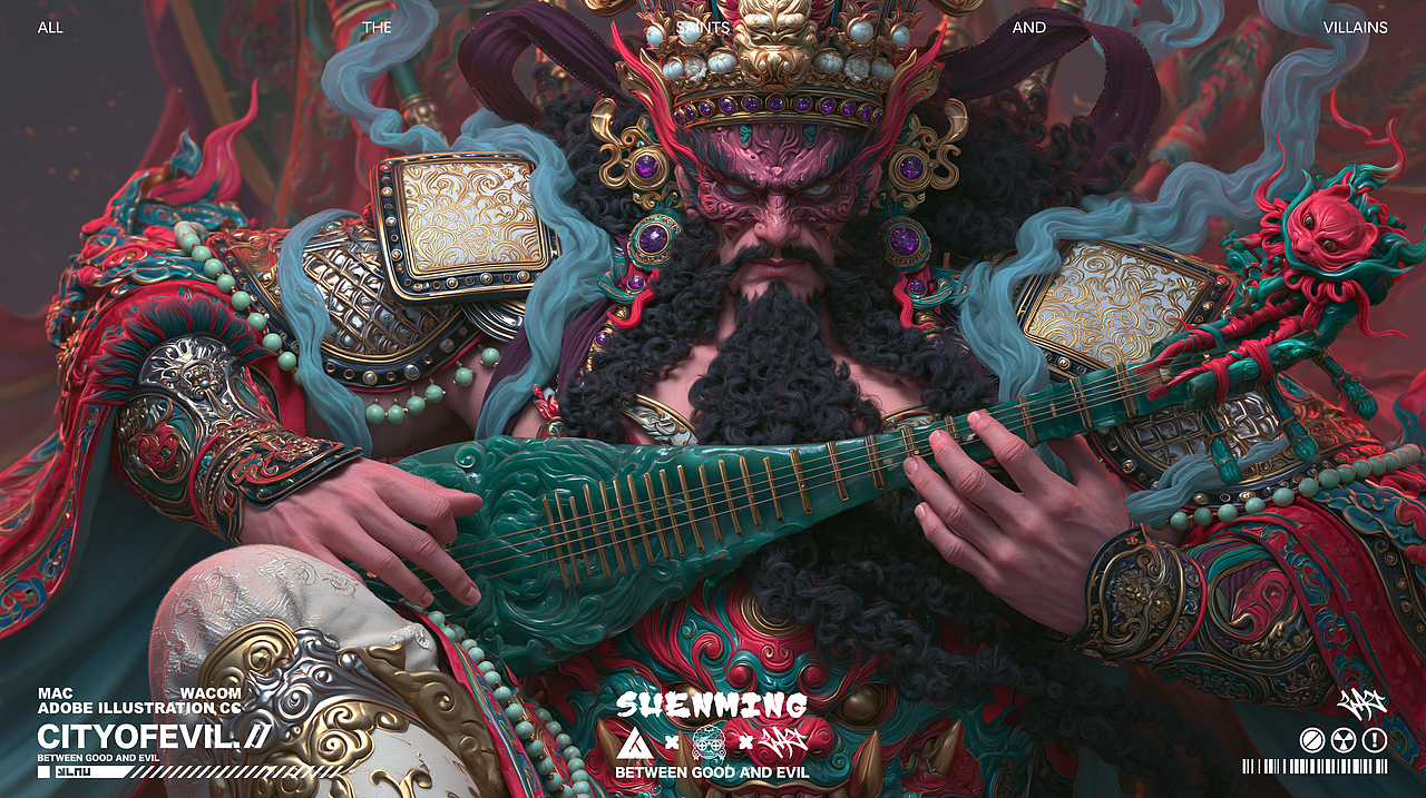 《Chinese deities》系列（图ZNDEwNzkwMjcy） - AI作品 - 站酷设计师LAU丶一乂刂原创素材 - 站酷ZCOOL