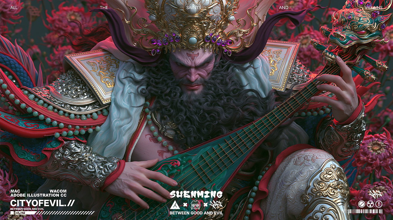 《Chinese deities》系列（图ZNDEwNzkwMjY4） - AI作品 - 站酷设计师LAU丶一乂刂原创素材 - 站酷ZCOOL