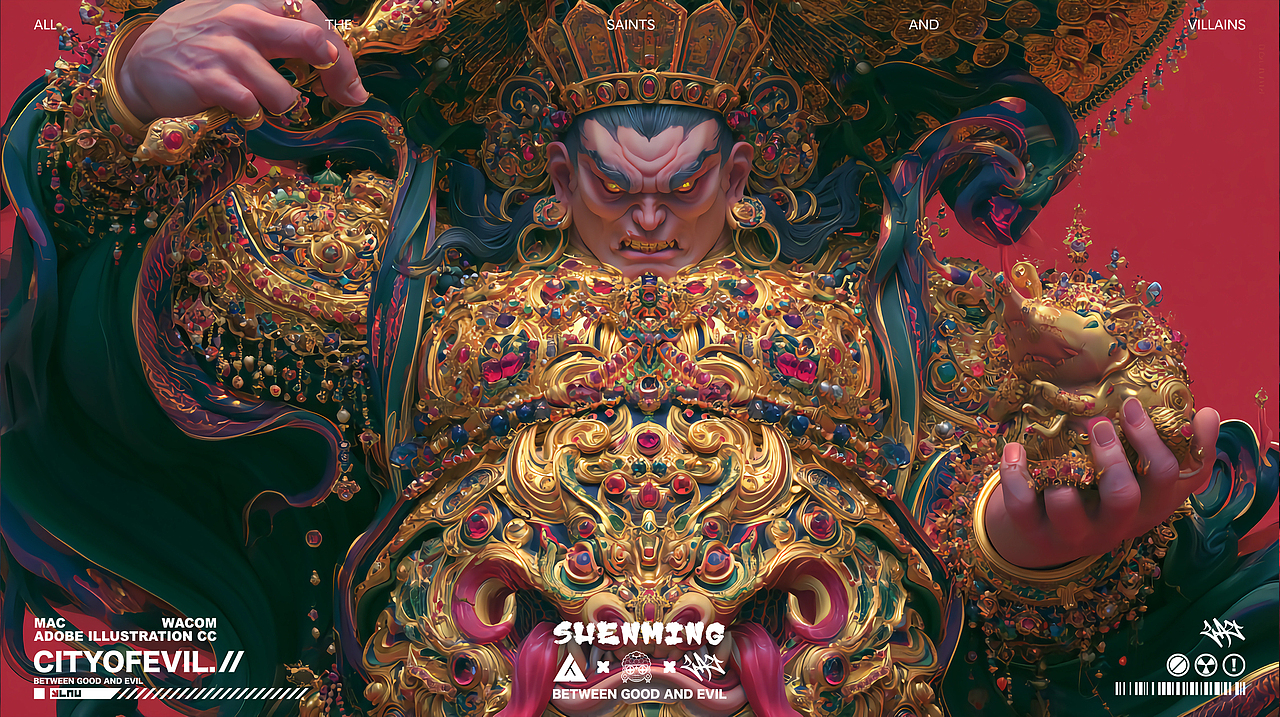 《Chinese deities》系列（图ZNDEwNzkwMjgw） - AI作品 - 站酷设计师LAU丶一乂刂原创素材 - 站酷ZCOOL