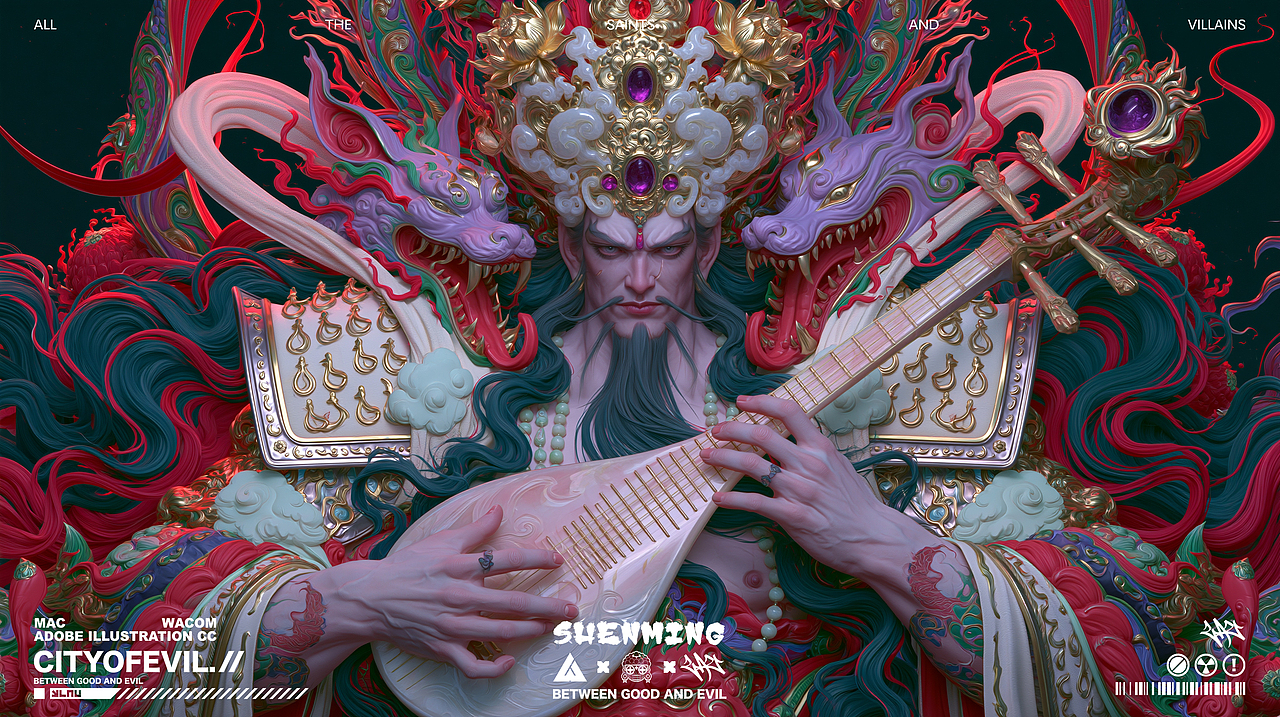 《Chinese deities》系列（图ZNDEwNzkwMjY0） - AI作品 - 站酷设计师LAU丶一乂刂原创素材 - 站酷ZCOOL