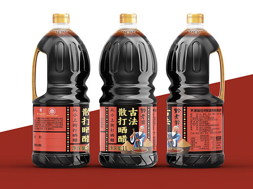 黔老翁&古法散打（酱油/晒醋）包装设计案例