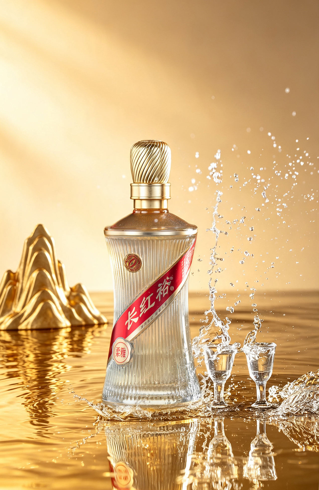 长红裕·柔雅43度白酒拍摄（图ZNDEwODAxMDMy） - 产品摄影 - 站酷设计师郝神奇丶原创素材 - 站酷ZCOOL