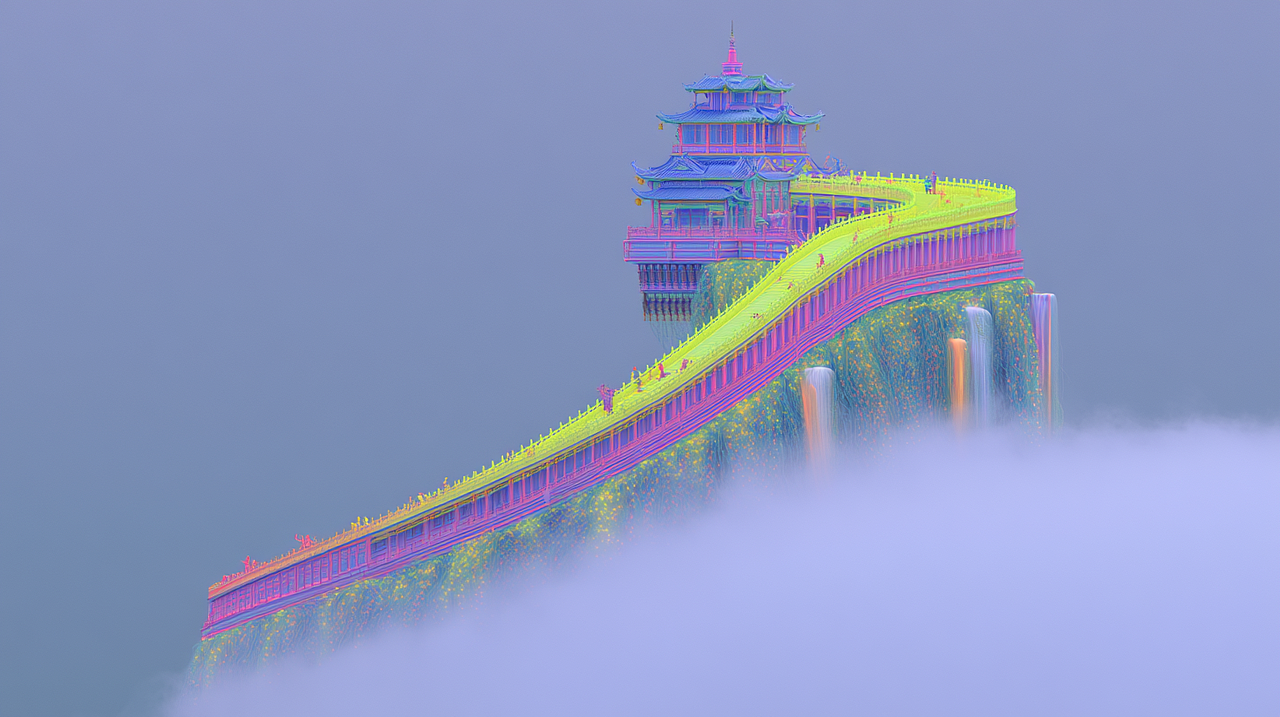 云顶天宫｜MiniMax H3 国风动态成片（图ZNDEwODA0MTgw） - AI作品 - 站酷设计师AI新一原创素材 - 站酷ZCOOL
