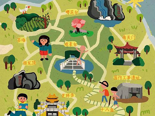 《手绘地图插画》