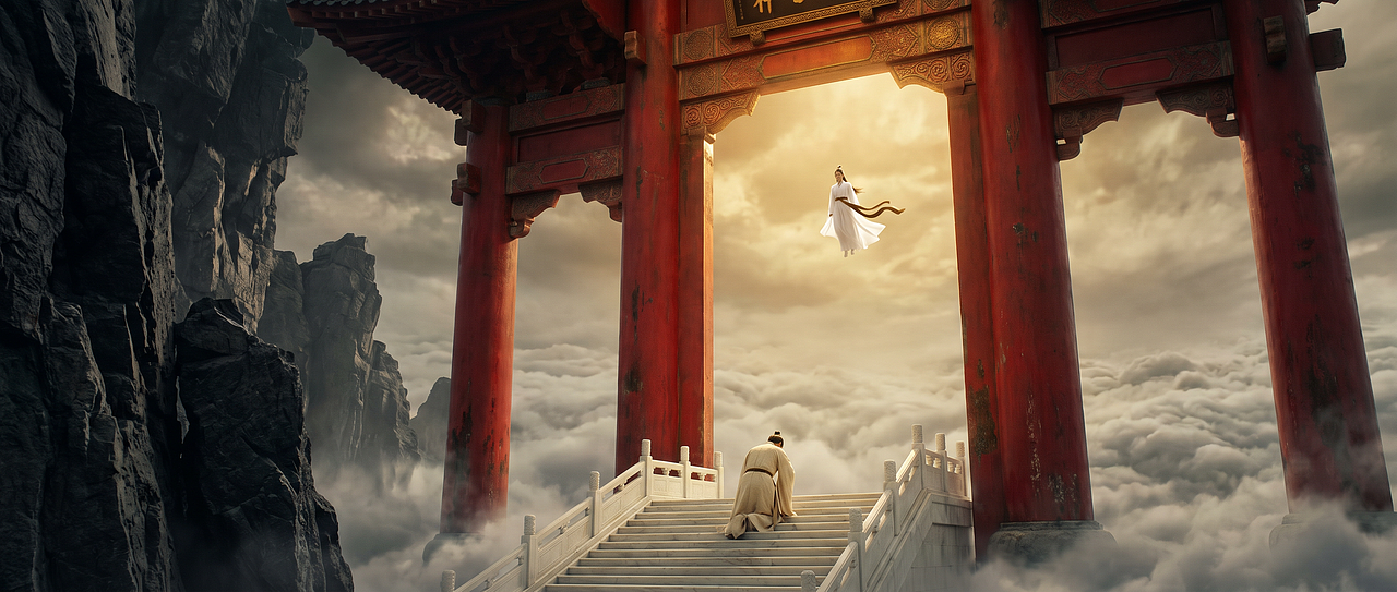 《天宫》（图ZNDEwODA3MDUy） - AI作品 - 站酷设计师TTyears万年原创素材 - 站酷ZCOOL