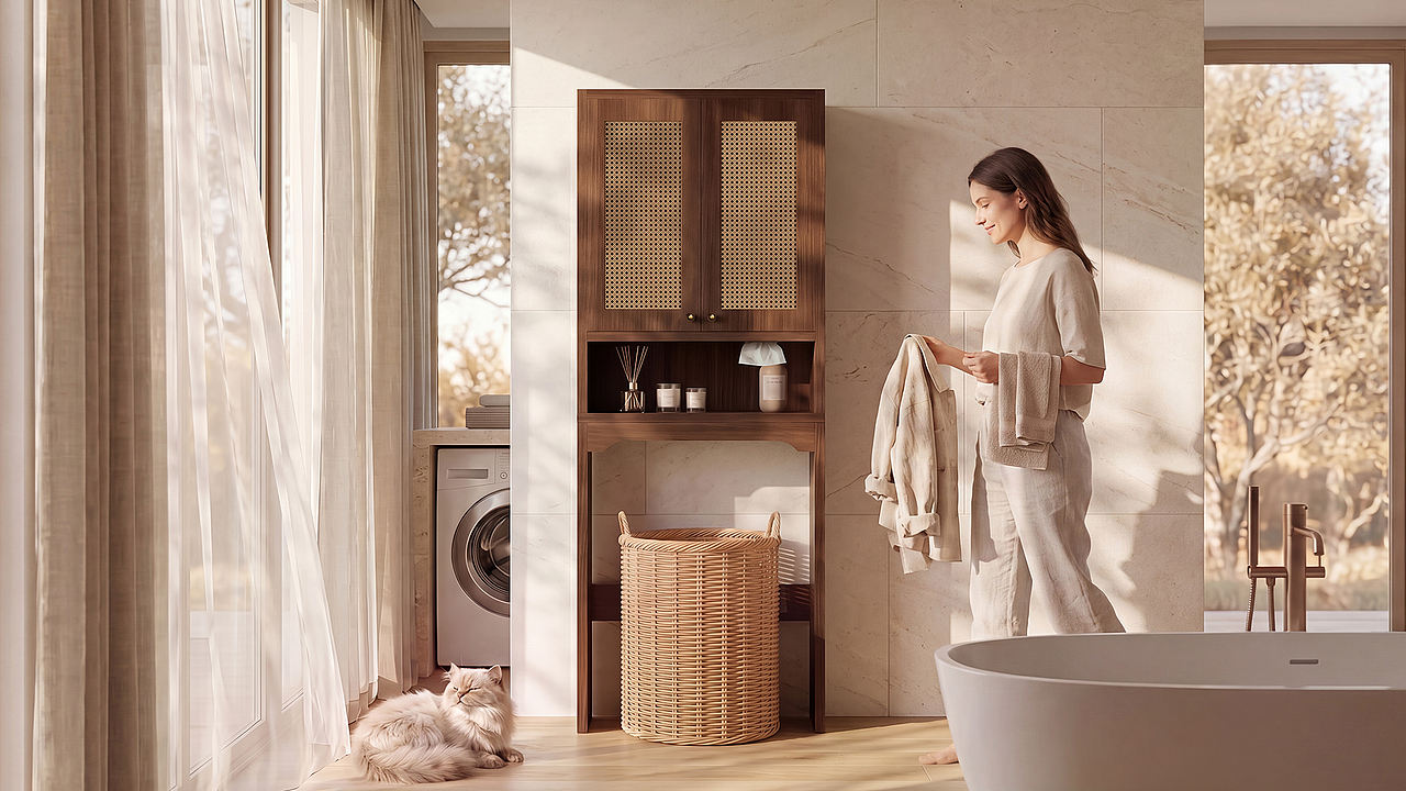 OMCHOM 马桶柜｜AI 产品 TVC 动画（图ZNDEwODA5MjE2） - AI作品 - 站酷设计师不知名设计163原创素材 - 站酷ZCOOL