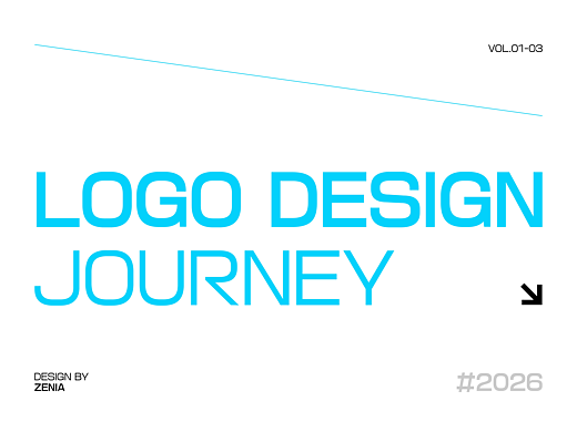 LOGO DESIGN JOURNEY｜字母类标志练习Vol.01-03