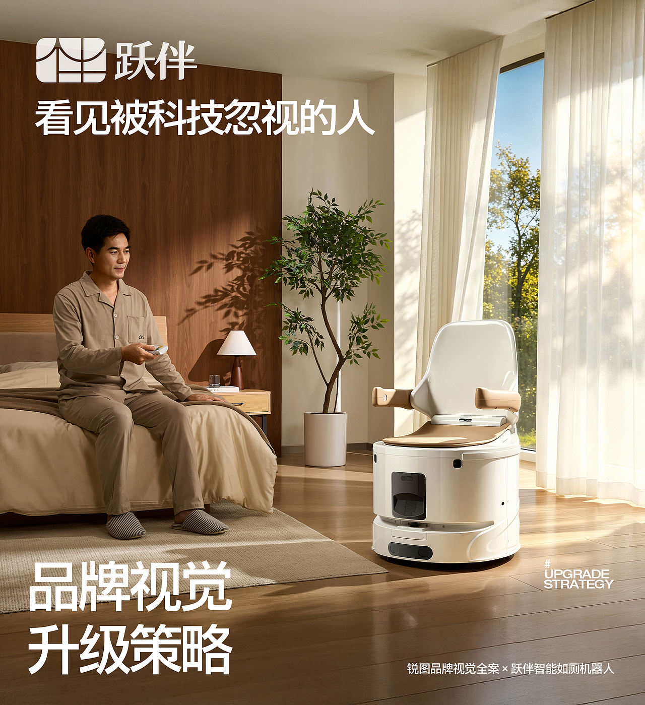 跃伴 AI智能如厕机器人品牌视觉全案 | 东莞锐图摄影（图ZNDEwODE2NTUy） - 人像摄影 - 站酷设计师东莞锐图摄影原创素材 - 站酷ZCOOL