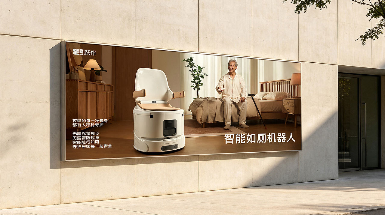 跃伴 AI智能如厕机器人品牌视觉全案 | 东莞锐图摄影（图ZNDEwODE2NjA4） - 人像摄影 - 站酷设计师东莞锐图摄影原创素材 - 站酷ZCOOL