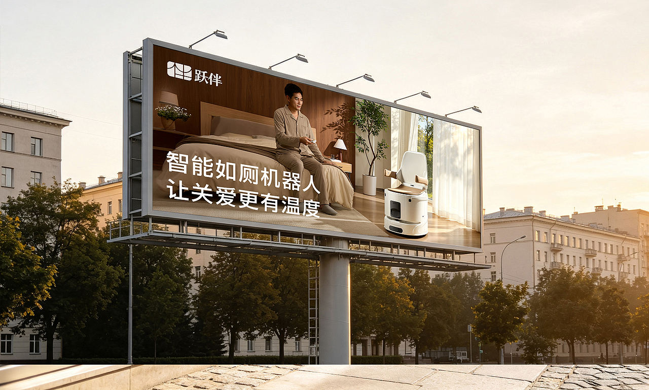 跃伴 AI智能如厕机器人品牌视觉全案 | 东莞锐图摄影（图ZNDEwODE2NjEy） - 人像摄影 - 站酷设计师东莞锐图摄影原创素材 - 站酷ZCOOL