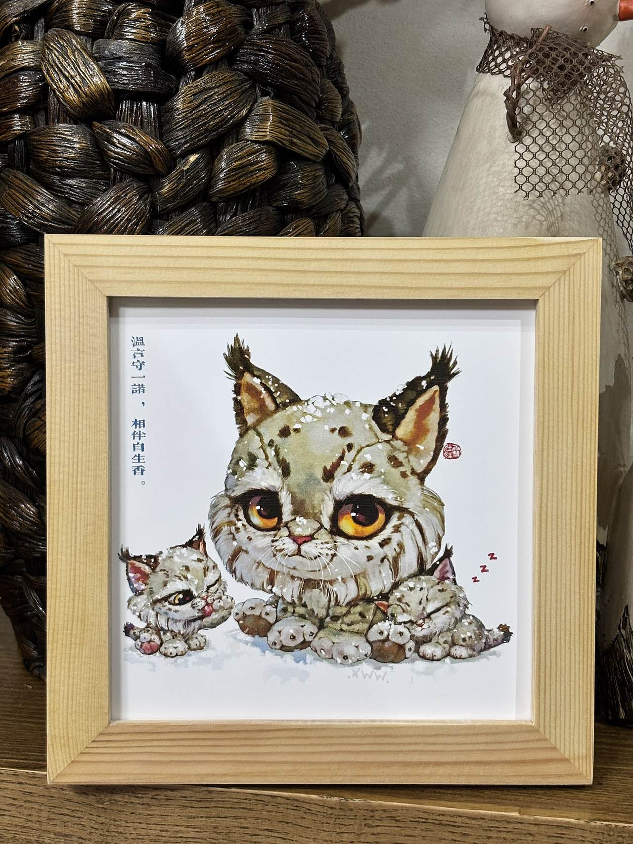 猞猁一家（图ZNDEwODI5Mjg4） - 商业插画 - 站酷设计师雪娃娃童画原创素材 - 站酷ZCOOL