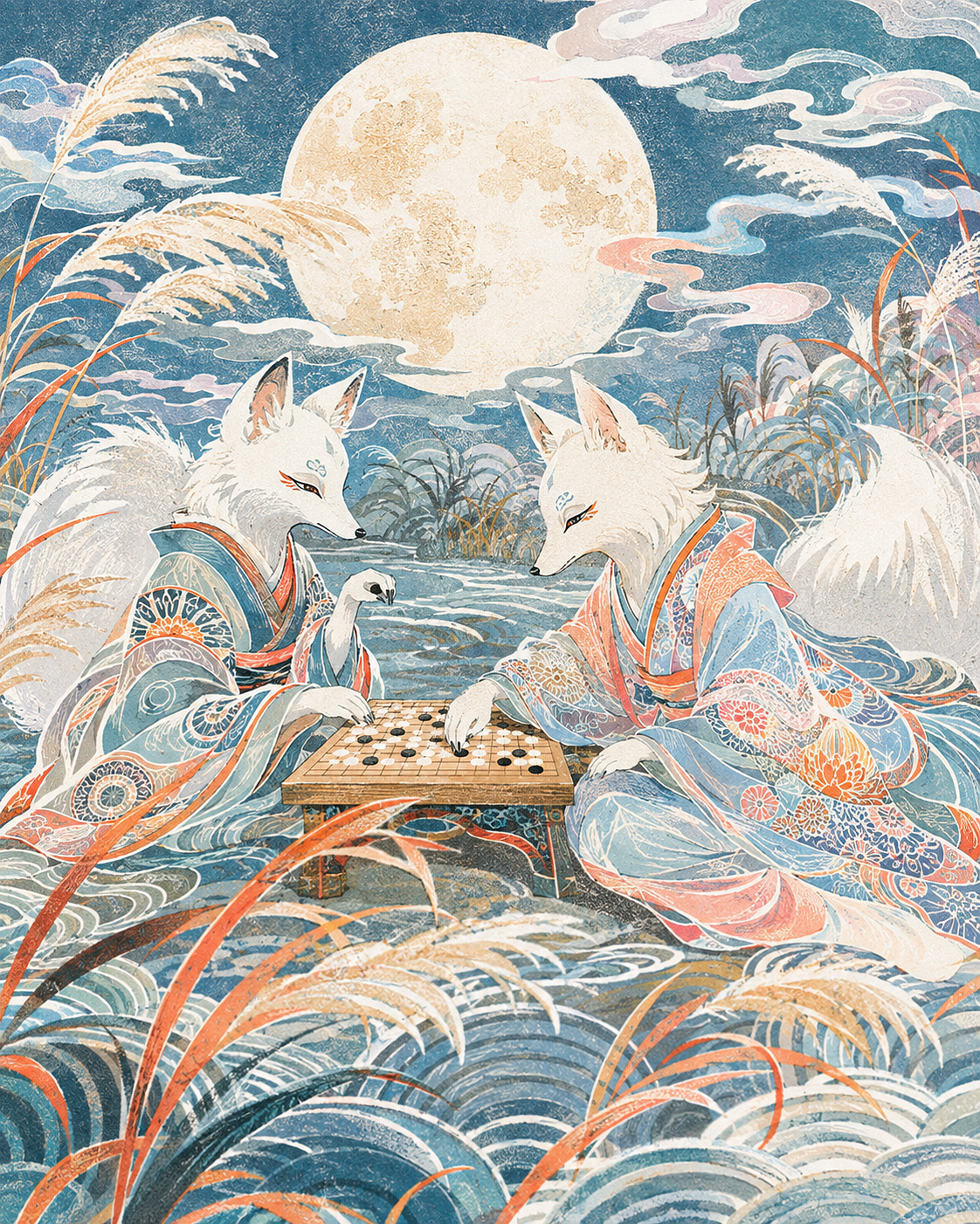 中秋插画海报-2（图ZNDEwODQ1NjA0） - 商业插画 - 站酷设计师寒江雪的插画原创素材 - 站酷ZCOOL
