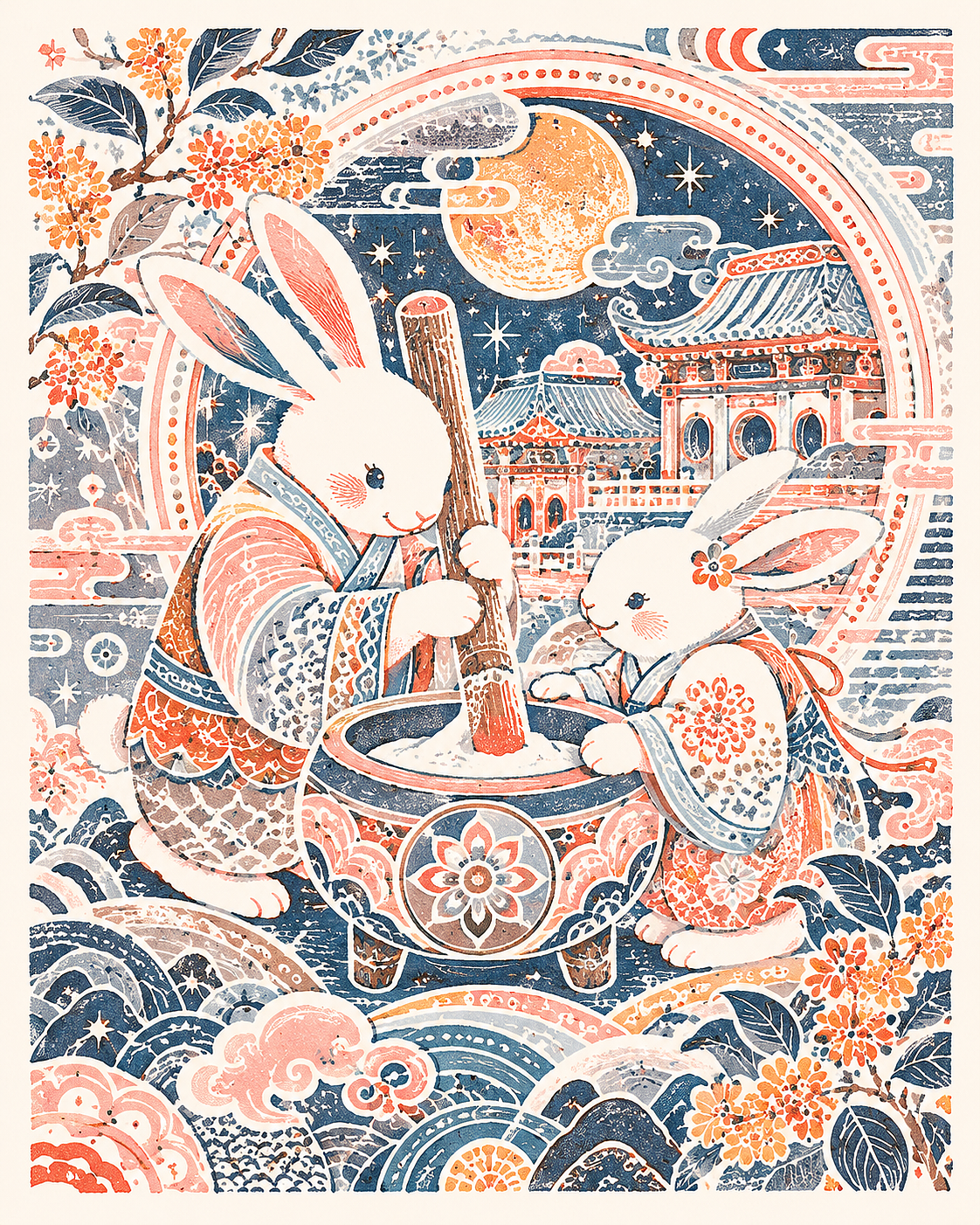 中秋插画海报-2（图ZNDEwODQ1NjQ0） - 商业插画 - 站酷设计师寒江雪的插画原创素材 - 站酷ZCOOL