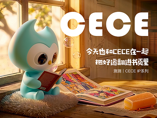 会解读心绪的Cece｜IP「Cece」测测APP的治愈陪伴计划