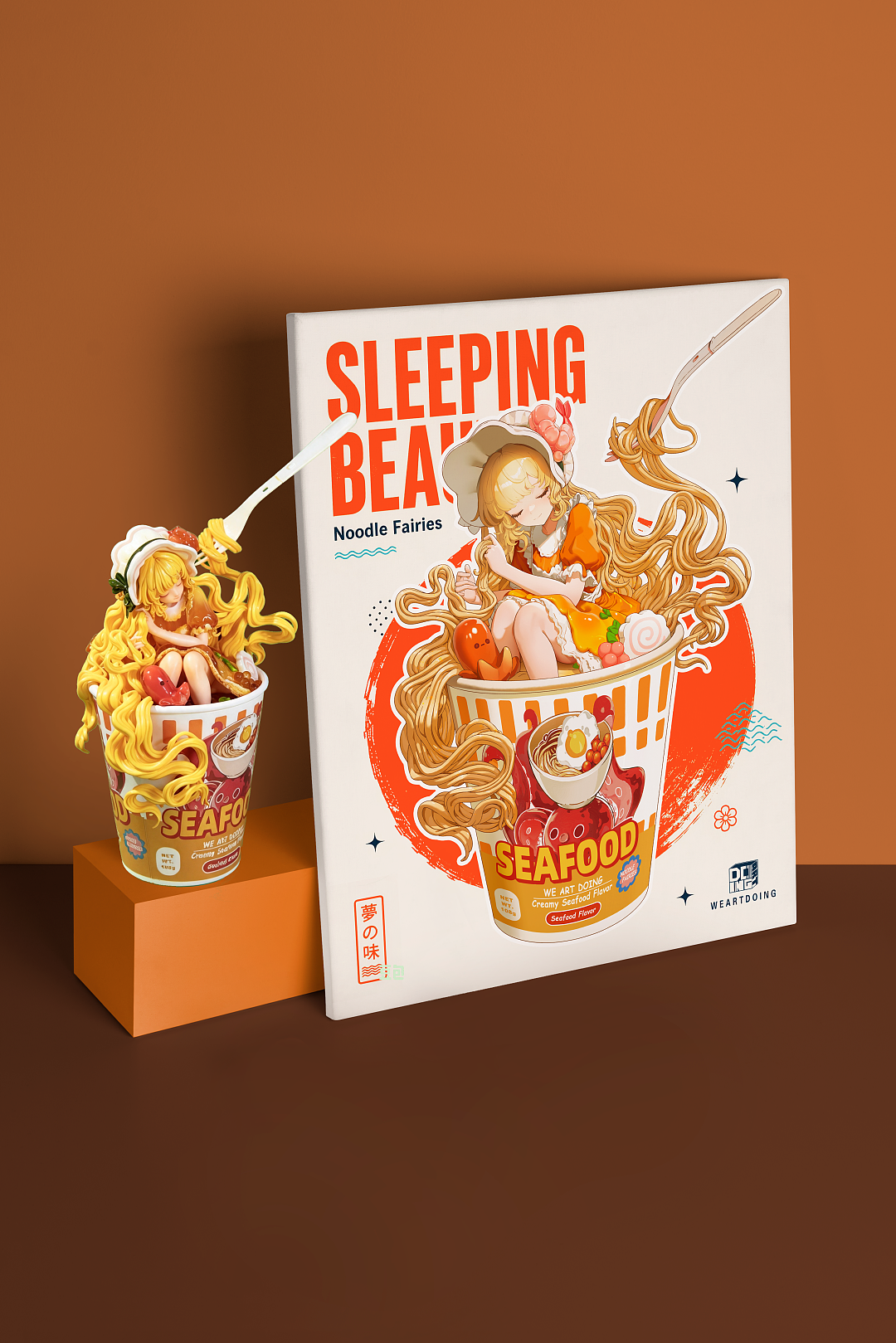 Noodle Fairies 杯面少女&炒面少女·续写深夜治愈(图ZNDEwODU5MzE2) - 玩具 - 站酷设计师WeArtDoing原创素材 - 站酷ZCOOL