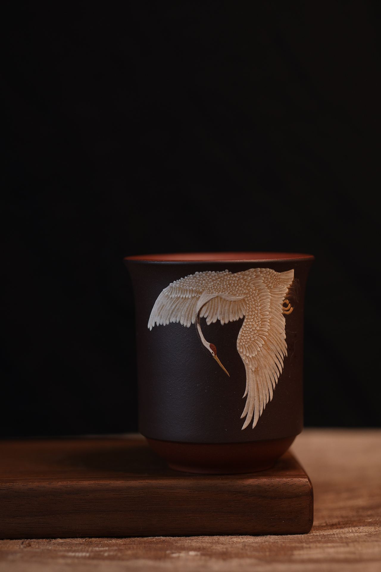 鹤渡清风紫砂泥绘主人杯（图ZNDEwODYyMjky） - 工艺品设计 - 站酷设计师只可意绘原创素材 - 站酷ZCOOL
