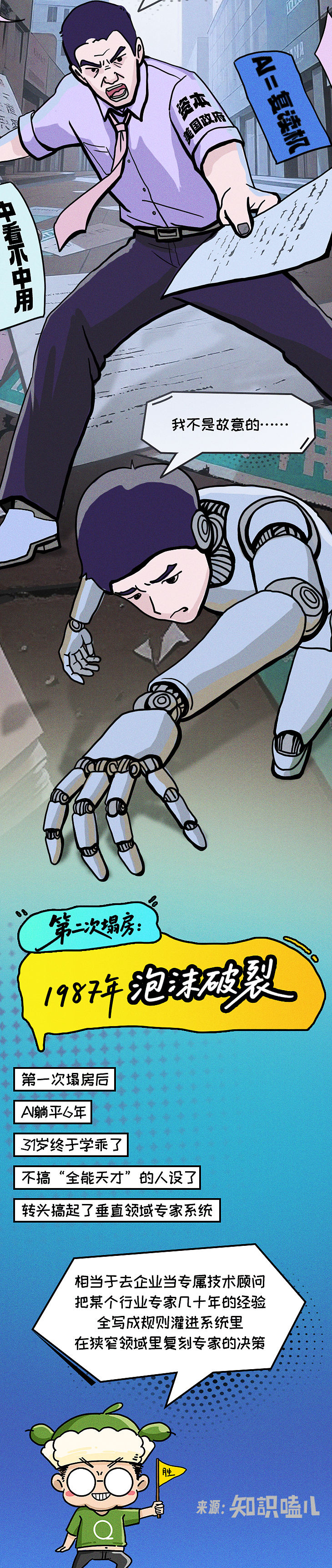 我们追捧的AI顶流，其实是位80岁的“老爷子”（图ZNDEwODkwOTU2） - 中/长篇漫画 - 站酷设计师知识嗑儿原创素材 - 站酷ZCOOL