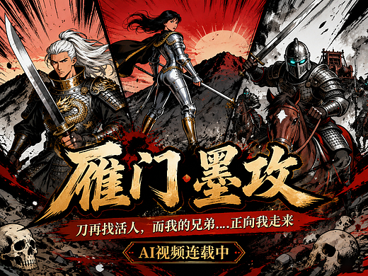 雁门·墨攻  AIGC·漫剧连载
