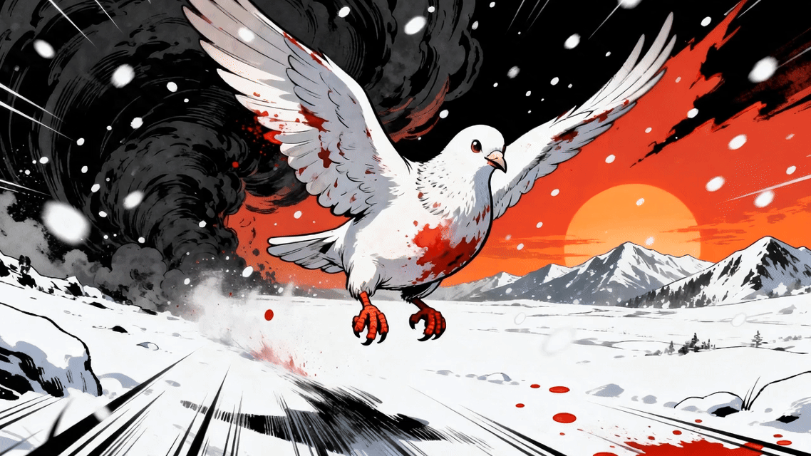 《雁门·归雪》原创AIGC东方奇幻动画短片(图ZNDEwODkxNDgw) - 动画片 - 站酷设计师上进的猪原创素材 - 站酷ZCOOL