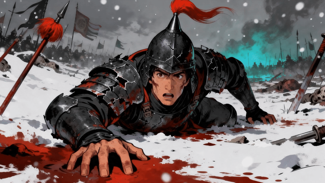 《雁门·归雪》原创AIGC东方奇幻动画短片(图ZNDEwODkxNDY0) - 动画片 - 站酷设计师上进的猪原创素材 - 站酷ZCOOL