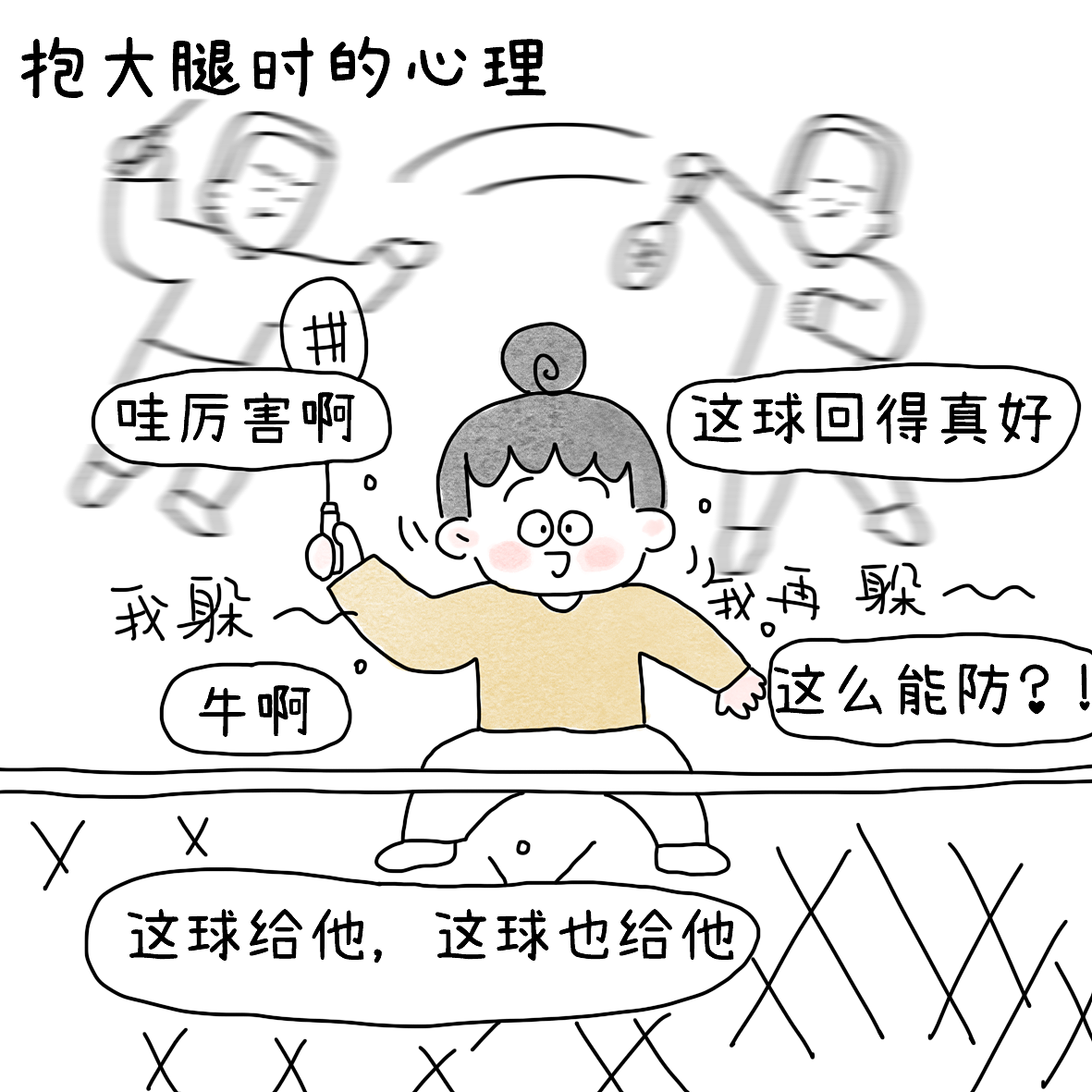 打对抗局时的心理vs抱大腿时的心理（图ZNDEwODk0MDk2） - 短篇/格漫 - 站酷设计师小明的小漫画原创素材 - 站酷ZCOOL